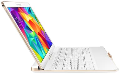 Samsung Book Cover Tangentbord Galaxy Tab S (vit)