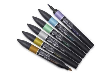 Winsor Promarker Metallic Marker 6st