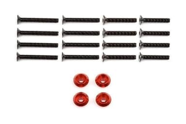 Wheel Washer (Red/4Pcs)