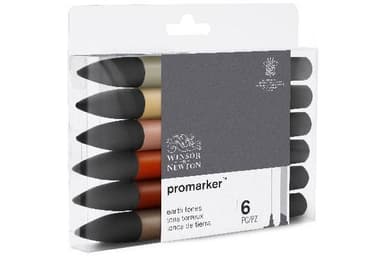 Winsor Promarker 6st, Earth tones