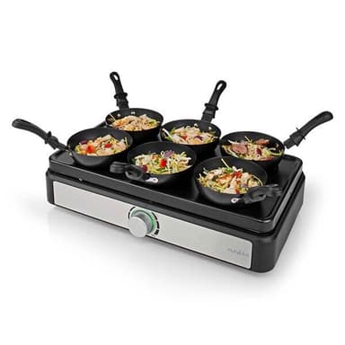 Nedis Partywok-set för 6 personer