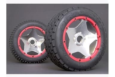 Super Star Wheel Shiny Chrome (120X60Mm/2Pcs/)
