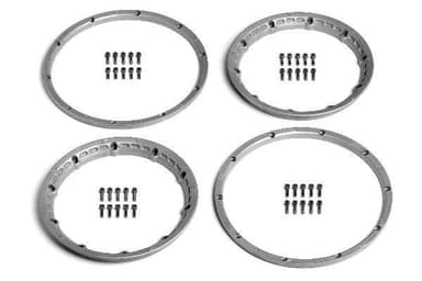 Heavy Duty Wheel Bead Lock Rings Silver F. 2 Whl