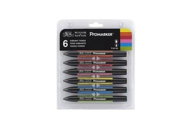 Winsor Promarker 6st, Vibrant Tones