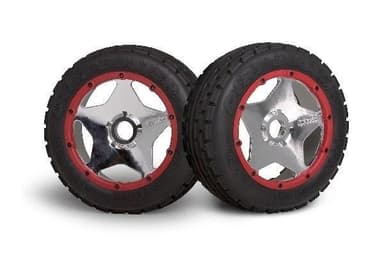 Super Star Wheel Shiny Chrome (120X60Mm/2Pcs/)