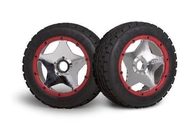 Super Star Wheel Shiny Chrome (120X60Mm/2Pcs/)