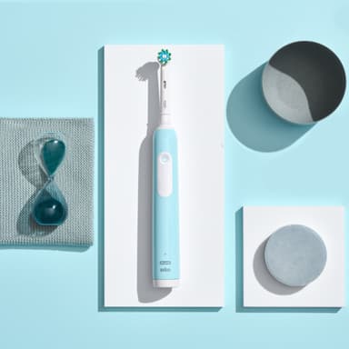 Oral-B Pro 1 eltandborstar i duopaket 915016 (svart/turkos)