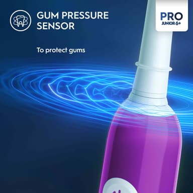 Oral-B Pro 1 Junior 6+ eltandborste för barn 742891 (lila)
