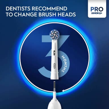 Oral-B Pro 1 Junior 6+ eltandborste för barn 743027 (grön)