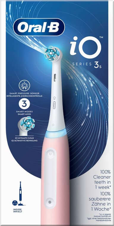 Oral-B iO3 eltandborste 730843 (rödrosa)