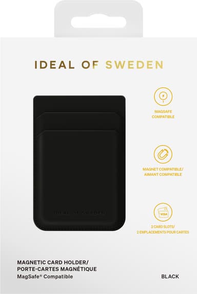 Ideal of Sweden MagSafe korthållare (svart)