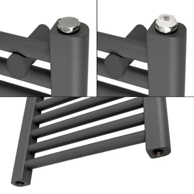Handduks radiator med värmeelement 1200 W ECD Germany Modell Sahara 400 x 1500
