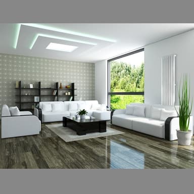 480 x 800mm Boston Design radiator handduk radiator Uppvärmning Design Vit