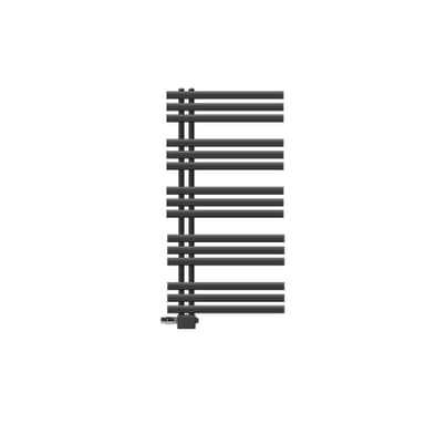 ECD Germany Design Handduk Iron EM - 600 x 1200 mm - antracit - radiator