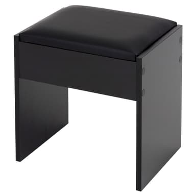 ECD Germany dressing bordstol, svart, 40x43x29,5 cm, i ädel design, hög
