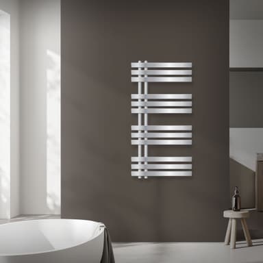 Badrumsradiator Electric 300W 500x1000 mm Krom