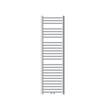 Badrumsradiator Sahara 400x1500 mm krom, central anslutning LuxeBath