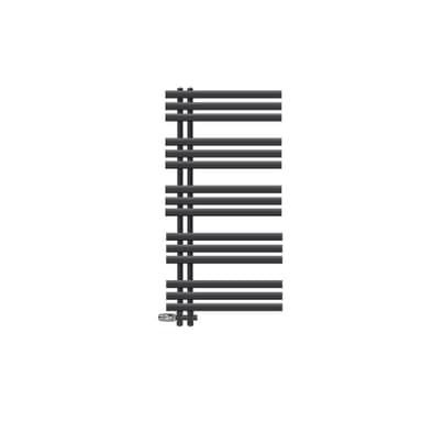 ECD Germany Design Handduk Iron EM - 600 x 1200 mm - antracit - radiator