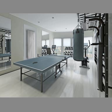 480 x 800mm Boston Design radiator handduk radiator Uppvärmning Design Vit