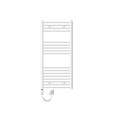 Elektrisk badrumsradiator 900W 600x1200 mm Vit