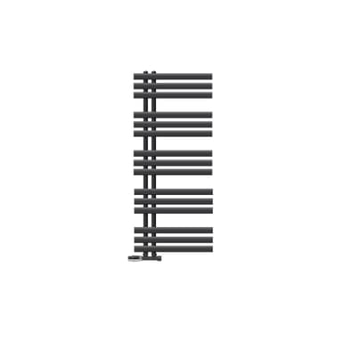 ECD Germany Design Handduk Iron EM - 500 x 1200 mm - antracit - radiator