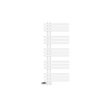 ECD Germany Design Handduk Iron EM - 500 x 1200 mm - vit- radiator handdukstork