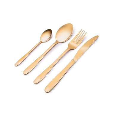 Bestickset guld - 16 delar