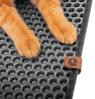 Whisker Litter-Robot Litter Trap Mat (svart)