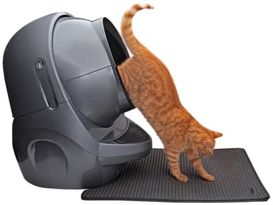 Whisker Litter-Robot Litter Trap Mat (svart)