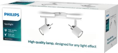 Philips Meranti spotlight 2 x 35W GU10