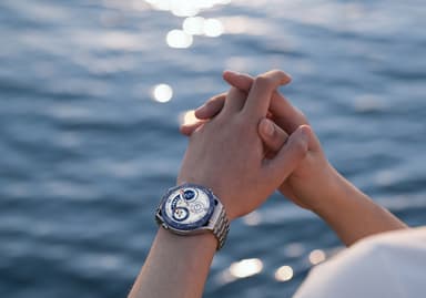 Huawei Watch Ultimate hybridklocka (blå)