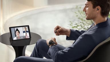 Huawei Watch Buds hybridklocka (svart)
