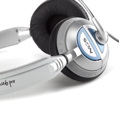 Headset MSX6PRO USB w/vol control mic. White