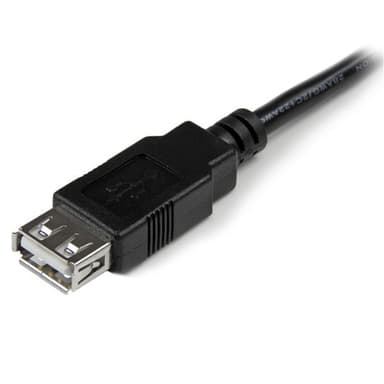 StarTech.com 15 cm USB 2.0-förlängningsadapterkabel A till A - M/F, 0,