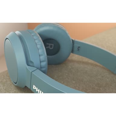 On-ear Bluetooth Hörlurar Blå