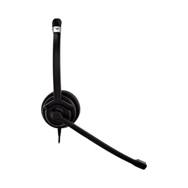 V7 HU411, Kabel, Kontor/callcenter, 31,5 - 20000 hz, 89 g, Headset, Sv