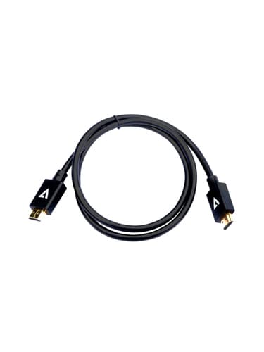 V7 V7HDMIPRO-1M-BLK, 1 m, HDMI Typ A (standard), 2 x HDMI Type A (Stan