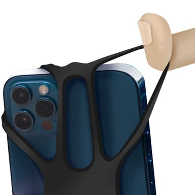 Mobilhalsband för smartphone max 6,7"" Svart