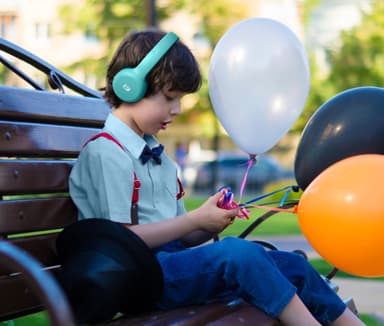 M-215 BTB kids headphone BT blue