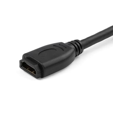 StarTech.com Höghastighets portsparande HDMI-kabel - 4K 60 Hz - 15 cm,
