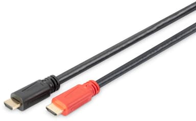 Digitus High Speed HDMI-kabel med signalförstärkare DB-330118-100-S Sv