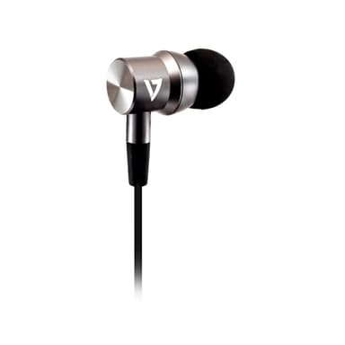 V7 HA111-3EB, Kabel, 20 - 20000 hz, Samtal/musik, 13,6 g, Headset, Sil