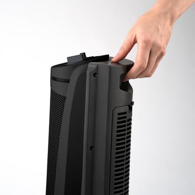 BLACK+DECKER Keramisk Tornvärmare 2000W Svart