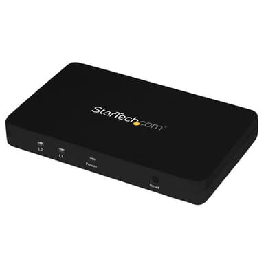 StarTech.com 4K HDMI-video-splitter med 2 portar – 1x2 HDMI-splitter m
