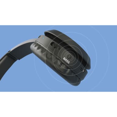 On-ear Bluetooth Hörlurar Svart