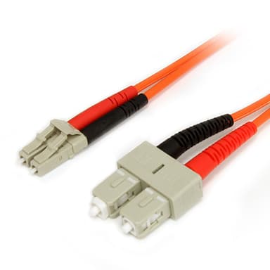 StarTech.com 1 m 62,5/125 multiläges Duplex-fiberpatchkabel LC - SC, 1