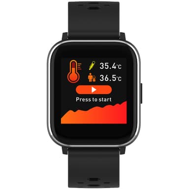 Smartwatch kroppstemp/hjärtfrekvens/IP67