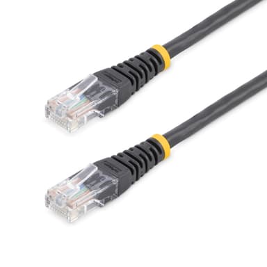 StarTech.com M45PAT15MBK, 15 m, Cat5e, U/UTP (UTP), RJ-45, RJ-45