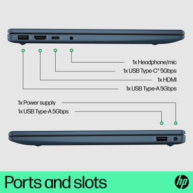 HP Laptop 14-ep0865no i3-13/8/512 14" bärbar dator