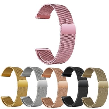 SKALO Milanese Loop till Amazfit GTR 4 - Rosa